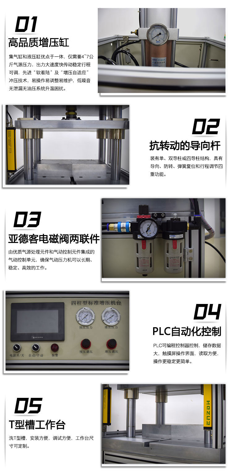 JRID四柱型氣液增壓機帶中板產(chǎn)品細(xì)節(jié)圖